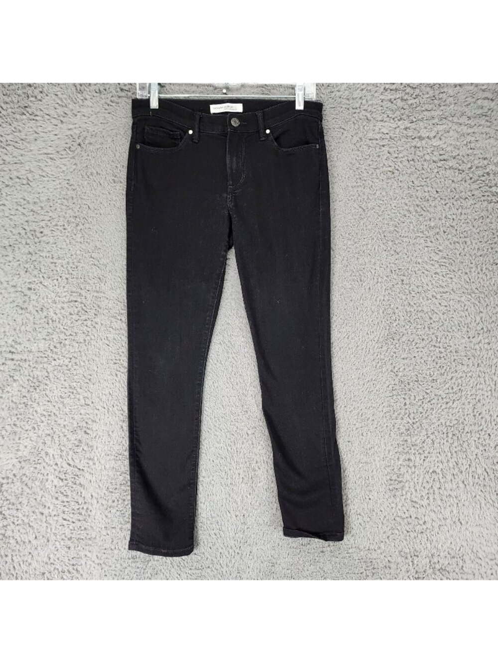 Banana Republic Jeans Womens 28 Petite Black Stretch Denim Skinny
